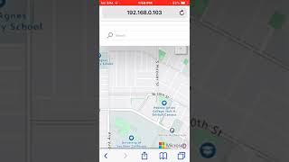 Azure Maps + Mobile Safari 11.4 screenshot 1