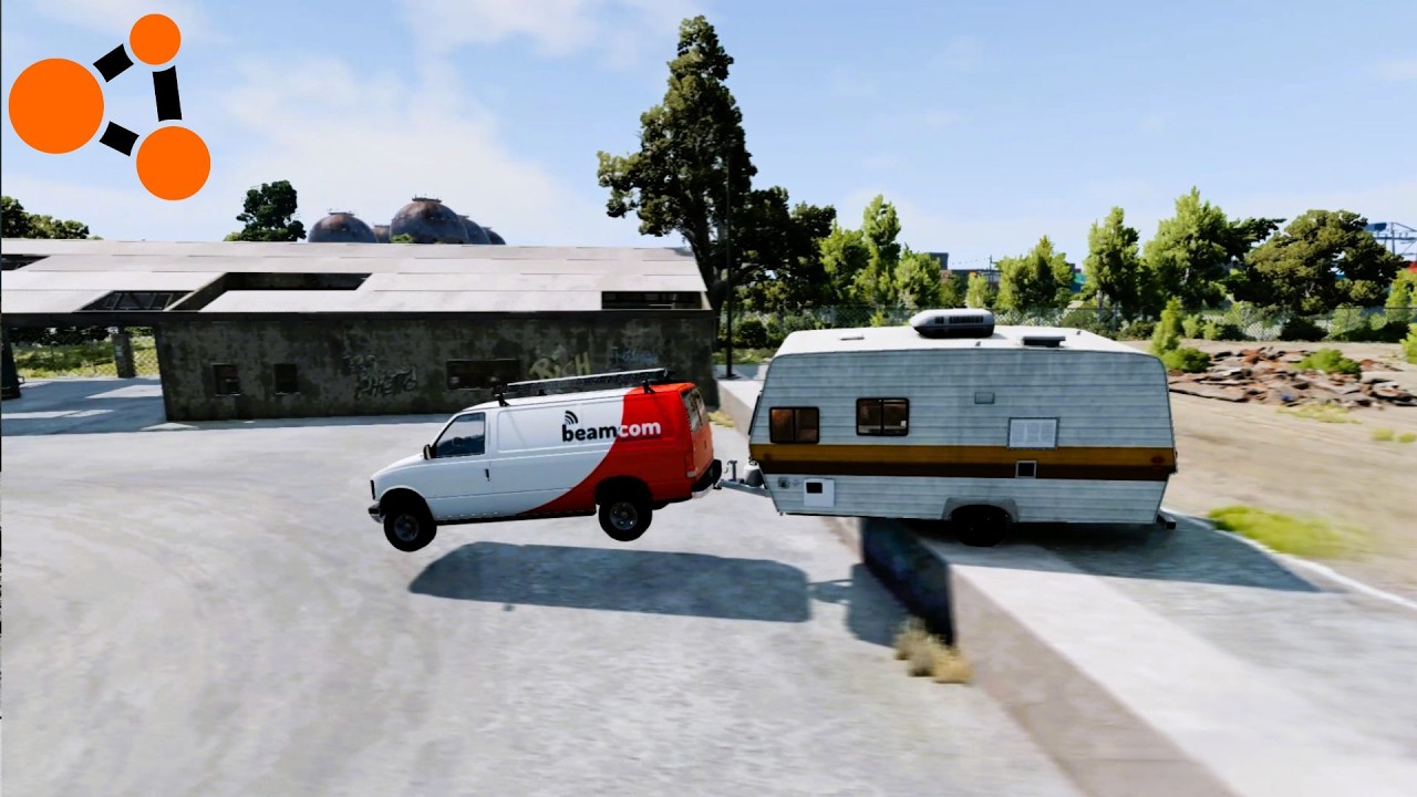 This Camper Didn’t Survive the Ramp! | BeamNG.drive Chaos