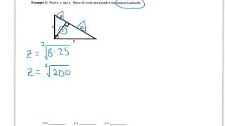 Geo Notes 8-1 Geometric Mean