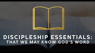 Discipleship Essentials Session 5