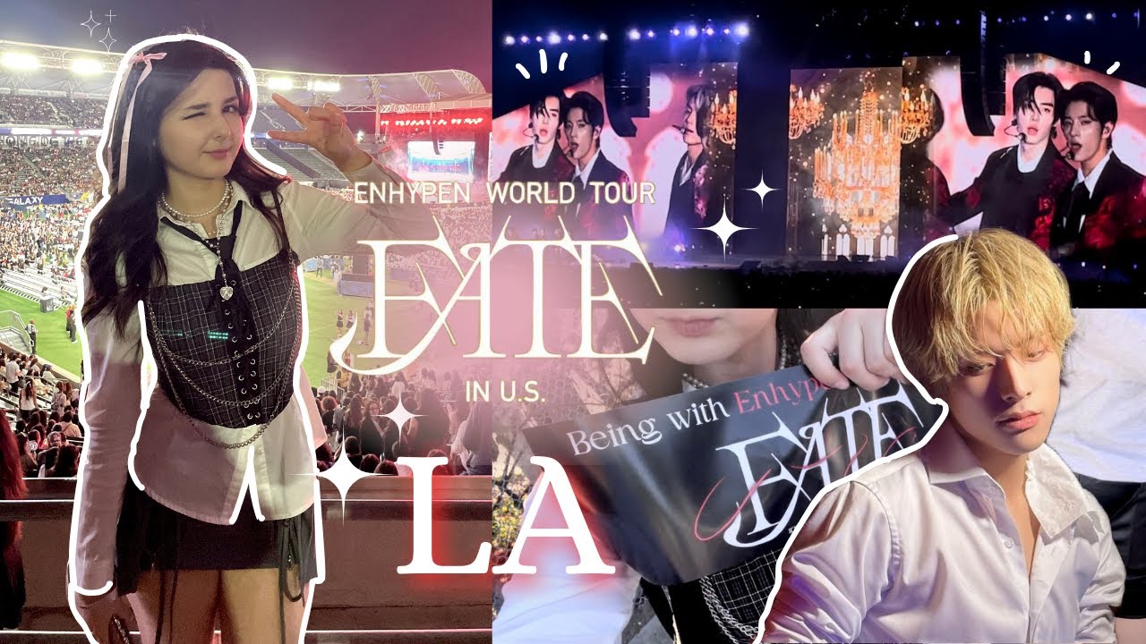 ENHYPEN LA CONCERT | GRWM, MERCH, OUTFIT 💫🍓