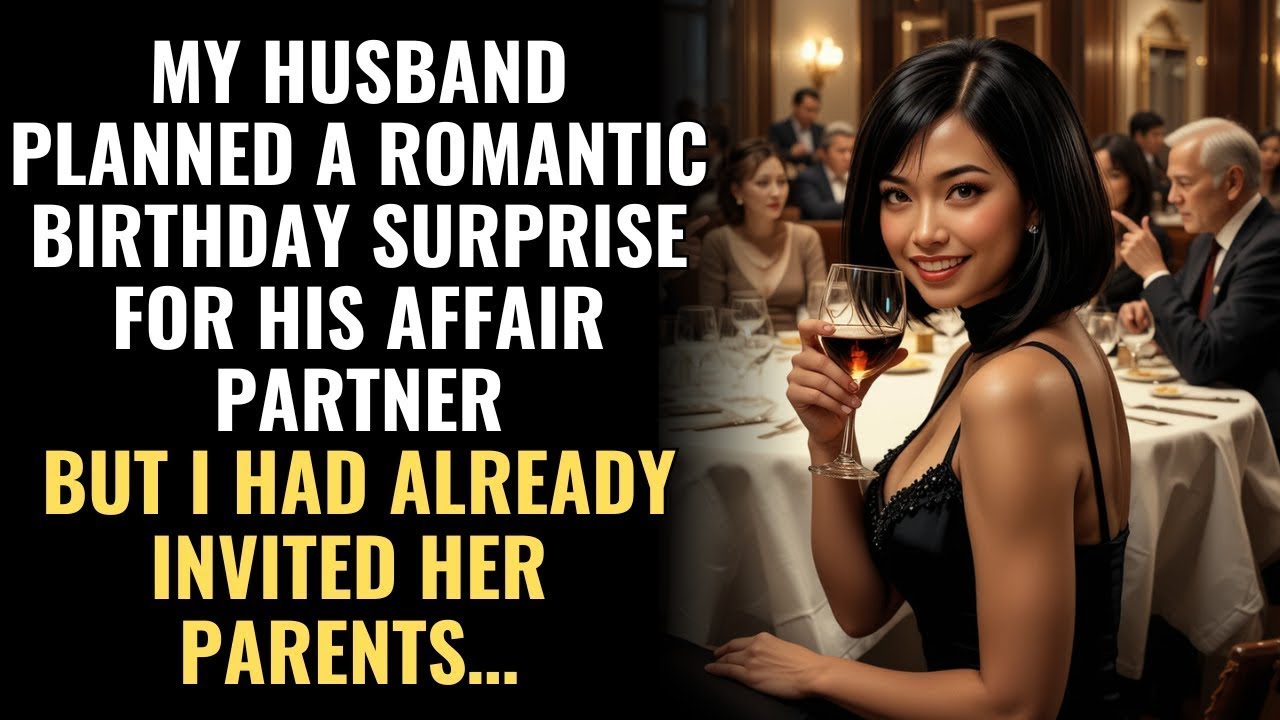 MY HUSBAND PLANNED A ROMANTIC SURPRISE FOR HIS AFFAIR PARTNER, BUT I HAD ALREADY INVITED HER PARENTS