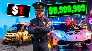 $1 vs $999,999 Cop Cars in GTA 5 !