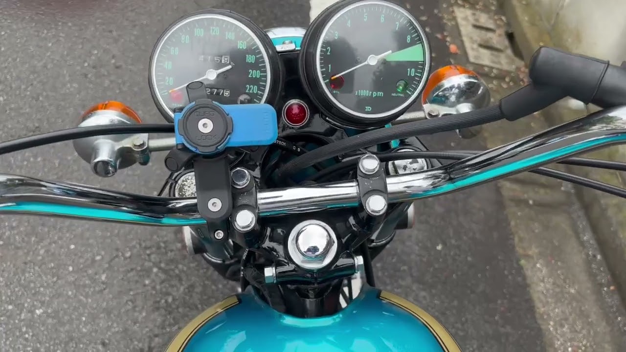 cb750four K0 金型 始動動画 - YouTube