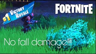 how to not take fall damage- Fortnite (video 28)