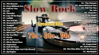 Slow Rock Ballads 70s, 80s, 90s - Scorpions, Aerosmith, Bon Jovi, U2, Ledzeppelin .......
