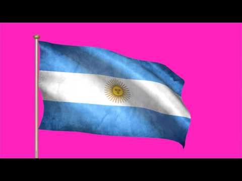 Bandera ARGENTINA Pantalla verde | Green Screen @freechromakey2494