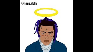 XXXTentacion Paint Blue Dreads