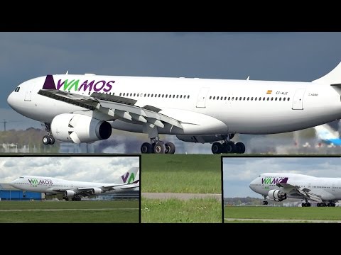 *RARE* Wamos Air B747 and A330 Landing at Amsterdam Airport Schiphol