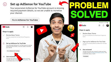 Setup Adsense for YouTube | Fix in Adsense for YouTube | Problem solved ऐसे करो | Fix in adsense