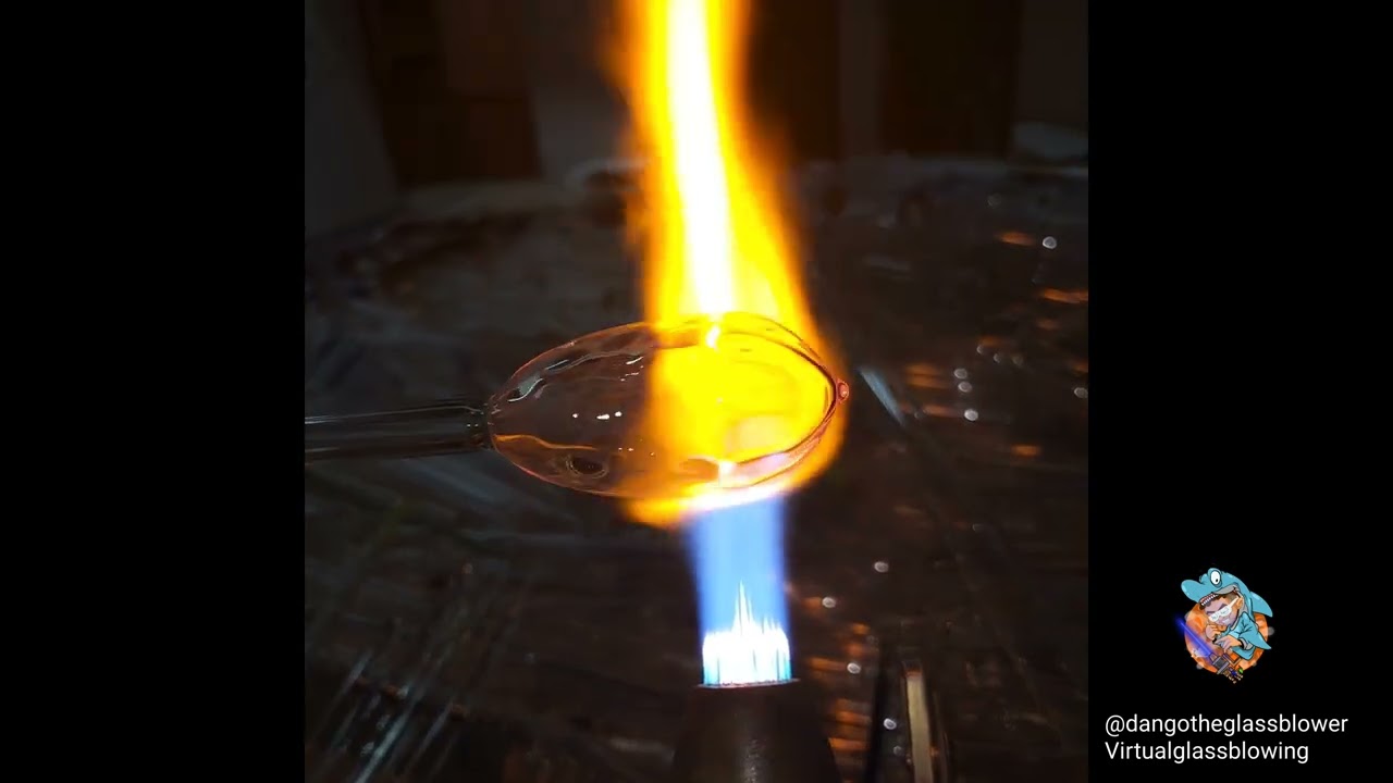 How to make a silver fumed honeycomb. Glassblowing Flameworking Lampworking Pipemaking