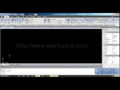 Rectangular Komutu-AutoCAD Ders-GstarCAD