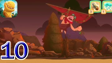 Dino Bash - Dinosaurs v Cavemen Tower Defense Wars: Gameplay Part #10
