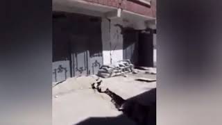 Earthquake splits the earth! Mila, Algeria - AUGUST 7, 2020