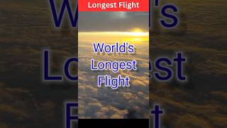 World's Longest Flight In The World | Best & Expensive Flight | #facts #flight #shorts