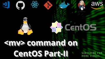 mv command in detail on CentOS. part-II #DevWithMoto