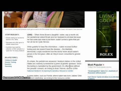 GGN- The Government Has Your Baby's DNA Part 1/2