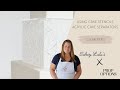 Clear Tier Tutorial Part 4 - How to use cake stencils with your acrylic cake separator