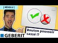 Pourquoi le bouton de la chasse d'eau geberit ne fonctionne plus ? | Petite chasse d'eau...