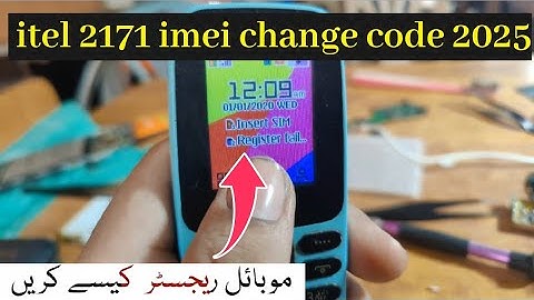 itel 2171 sim registration failed Solution 2025 | itel 2171 imei change code