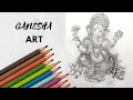 A simple and beautiful Drawing of lord Ganesha