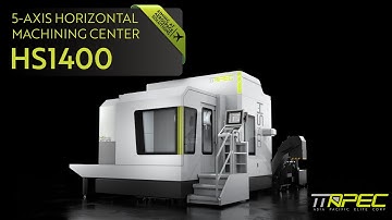 TTAPEC HS1400 Series| 5-Axis Horizontal Machining Center for Heavy-Duty Multitasking