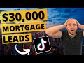 I spent 30000 for mortgage leads on tiktok ads