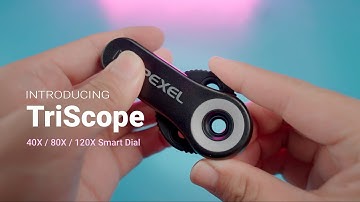 Apexel TriScope | World’s First Triple-Magnification Phone Microscope (40X/80X/120X)