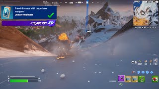 Fortnite - Travel Distance With The Pickaxe Equipped (WEEK 6 Quests Challenges)