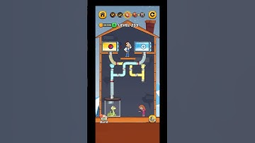 Home Pipe Rescue Gameplay Walkthrough Level 233 Android/ios (Husband wife Game )