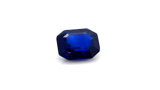 Kashmir Sapphire, Diamond, Platinum Ring Stones: Octagonal-shaped sapphire.