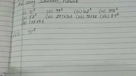 Ex 9.5, Q 6(i), Chapter 9, Algebric Expressions and Identities, Class 8 Math
