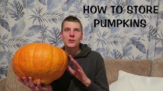How to store pumpkins