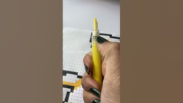 Pikachu 🖤💛 Pixel Art Marker pen #shorts