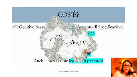 Quando non si usa il genitivo sassone?