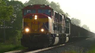 (SD70MAC+K5LA) KCS 3937E Passes Bob Carr Road