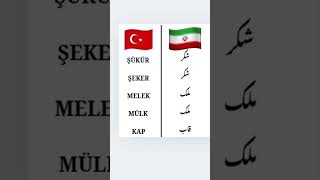 Türkçe Ve Farsça Benzer Kelimeler 7