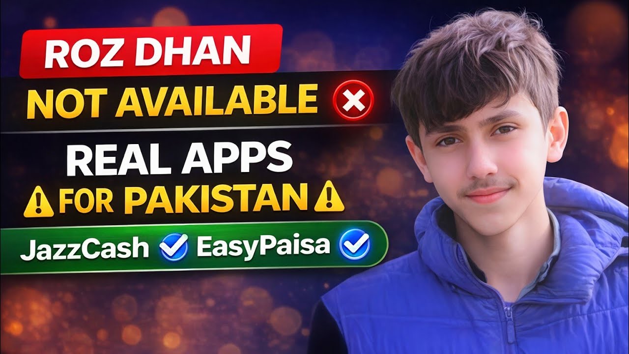 Roz Dhan Not Available ❌ | Real Earning Apps for Pakistan 🇵🇰 | JazzCash EasyPaisa