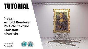 Particle Texture Emission | Maya And Arnold Renderer | Tutorial