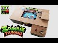 Cardboard DIY  ZOMBIE TSUNAMI GAME In Real Life