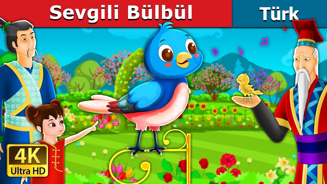 Sevgili Bülbül | Beloved Nightingale Story in Turkish | Turkish Fairy Tales