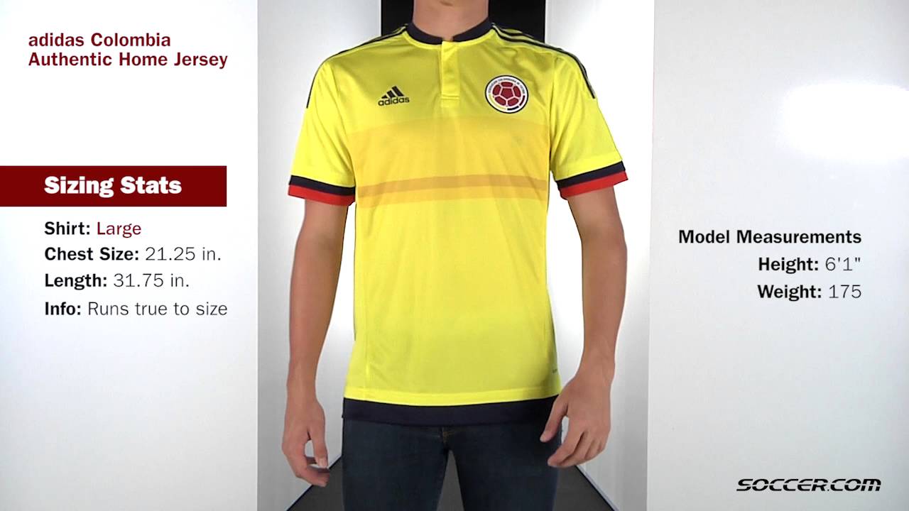 authentic colombia soccer jersey
