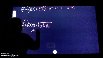 Operations of Functions Video Lesson 2