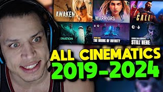 Tyler1 reacts to ALL LoL Season Cinematics (2019-2024 with chat)