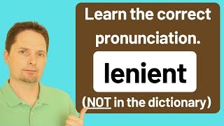 How to pronounce LENIENT and STRICT in AMERICAN ENGLISH/AMERICAN ACCENT TRAINING/LEARN PRONUNCIATION