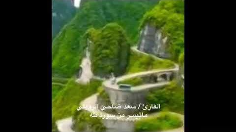 القارئ / سعد ضاحي الرويلي ماتيسر من سورة طه