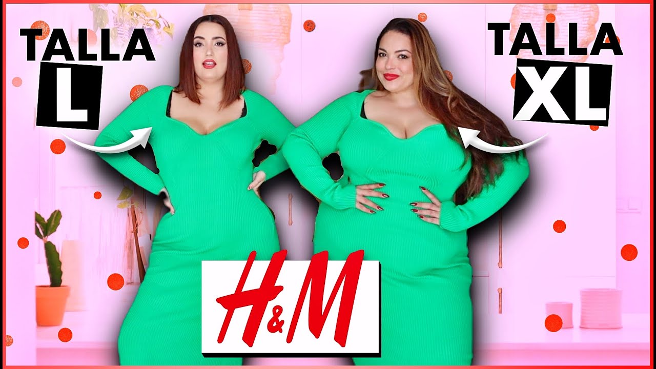 TALLA L vs TALLA XL a H&M con @MarinaLlorca ¡y encontramos ESTAS TALLAS! | Pretty and - YouTube