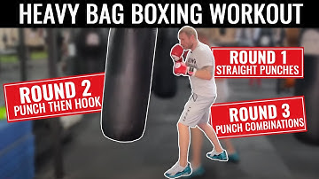 The Perfect Heavy Bag Boxing Workout for Beginners w/ Olympic Boxer