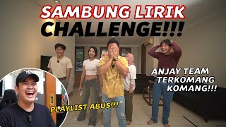 SAMBUNG LIRIK VERSI ABUS!! MASA PADA GAK HAPAL LAGU KOMANG?! w/ @IndiraKalistha @AlikkaKalistha