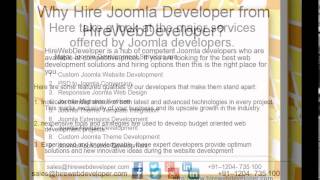Hire Joomla Developer | Hire Dedicated Joomla Website Developer